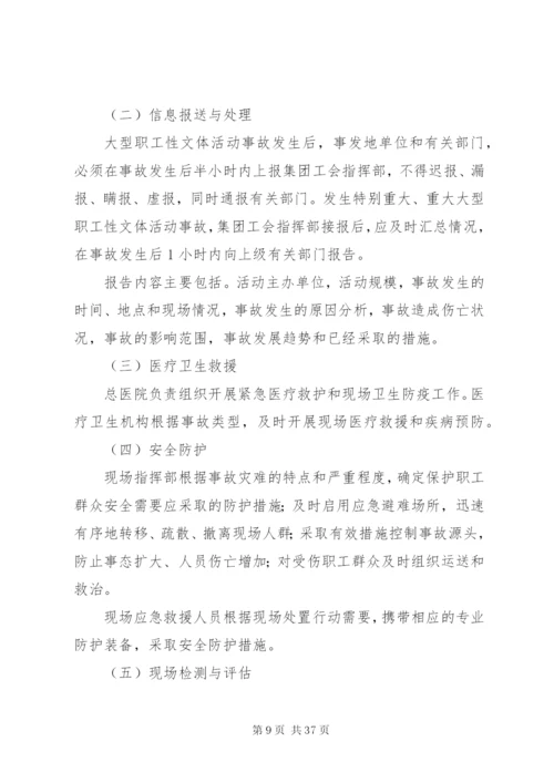 大型文体活动事故应急预案范文合集.docx