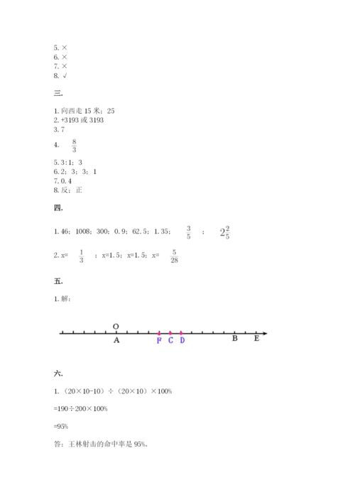 苏教版数学小升初模拟试卷附答案（精练）.docx