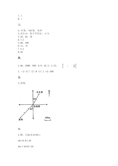 小学数学六年级下册竞赛试题精品（黄金题型）.docx
