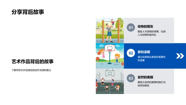 美术创作教学课程PPT模板