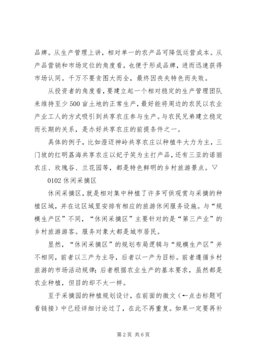 浅谈海南岛共享农庄的规划布局结构_1.docx