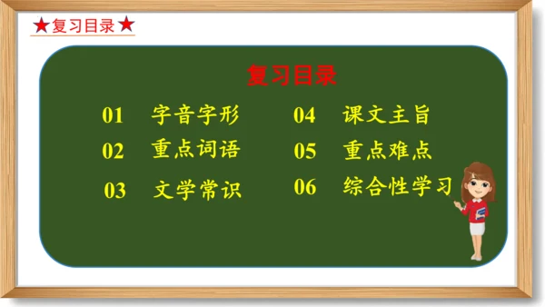 第二单元复习课件-2023-2024学年九年级语文上册同步精品课堂（统编版）(共49张PPT)