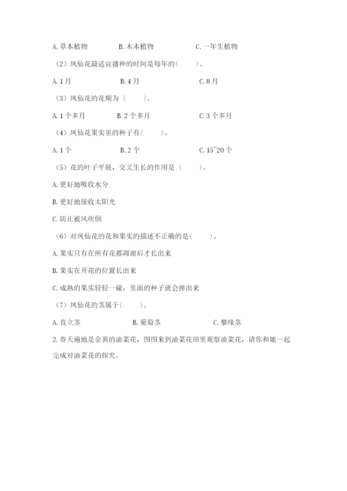 科学四年级下册第一单元《植物的生长变化》测试卷（夺冠系列）.docx