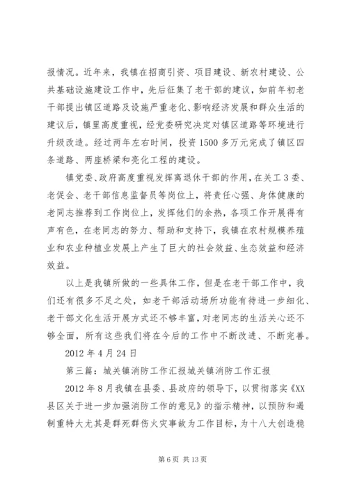 城关镇老干部工作汇报材料.docx