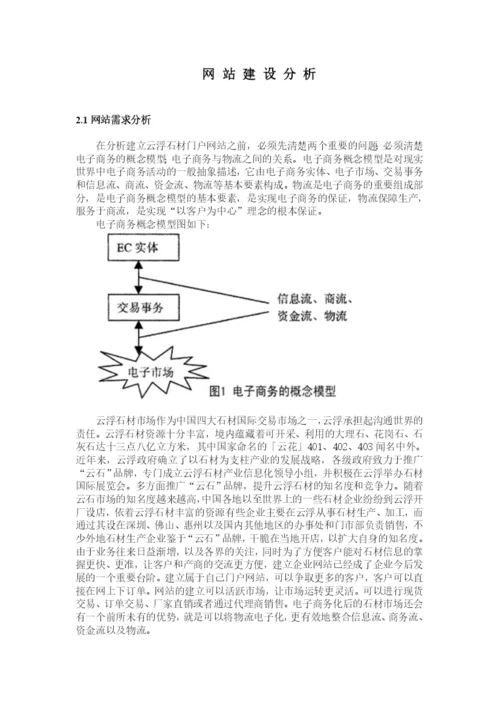 广东云浮石材交易、加工及运输网站策划论文.docx