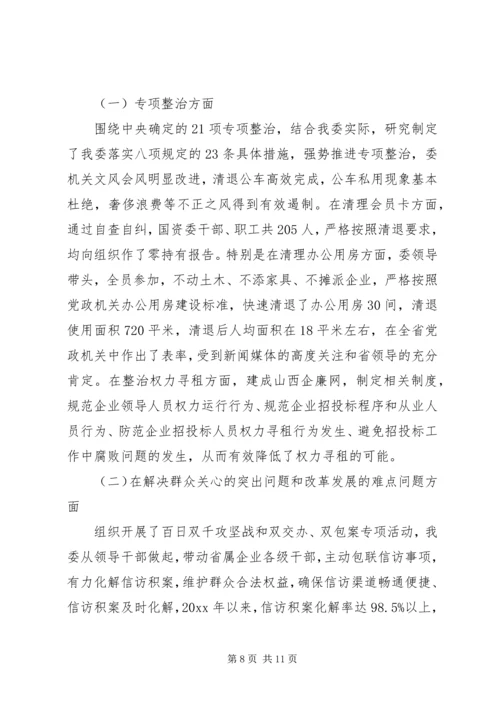 反四风回头看整改自查报告.docx