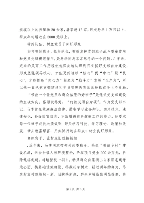 村党支部书记先进事迹材料范文.docx