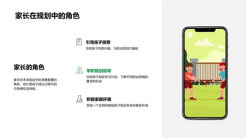 高中成长与未来打算PPT模板