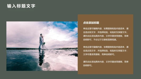 婚礼主题策划PPT模板