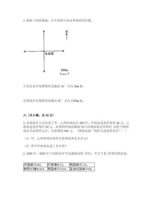 小学六年级升初中模拟试卷附参考答案ab卷.docx