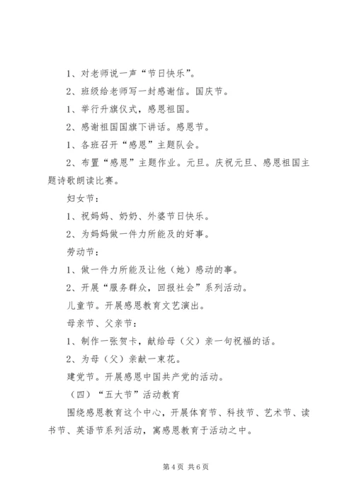 行知小学特色办学实施方案.docx