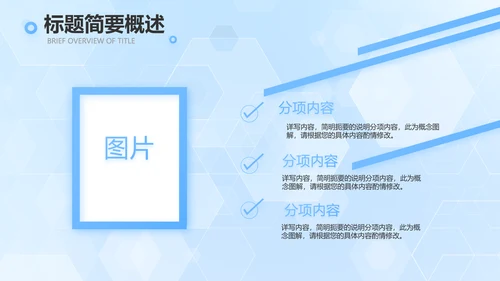 蓝色大气生物医药科技公司简介PPT