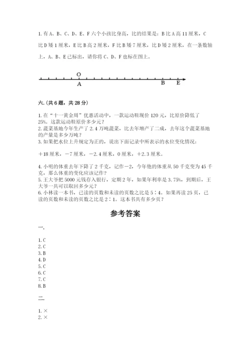 小学毕业班数学检测题含答案【最新】.docx