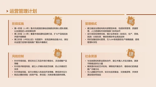 棕色国风非遗木雕的匠心雕刻PPT模板