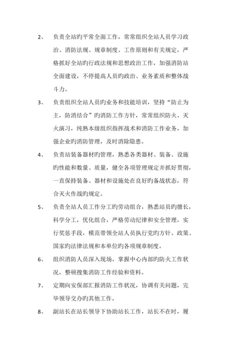 消防员职责及例会制度等.docx