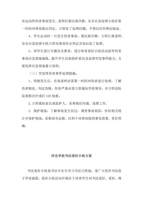 各种兴趣小组活动专业方案.docx