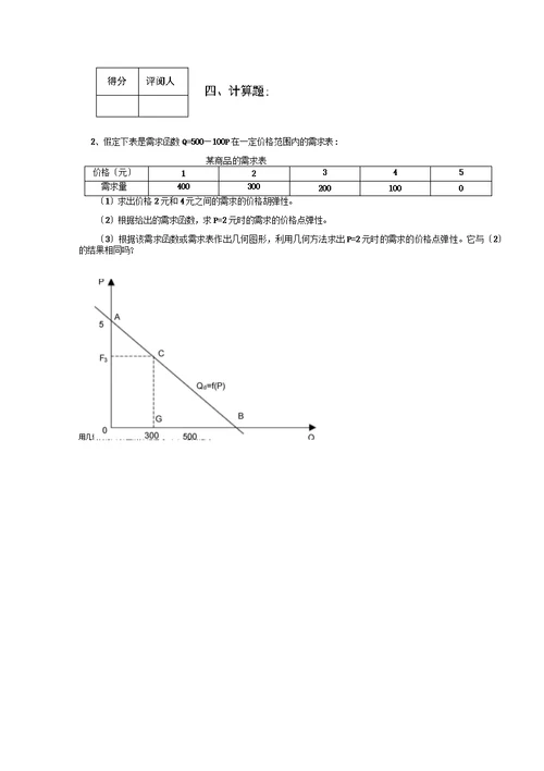 微观考试试题(B)