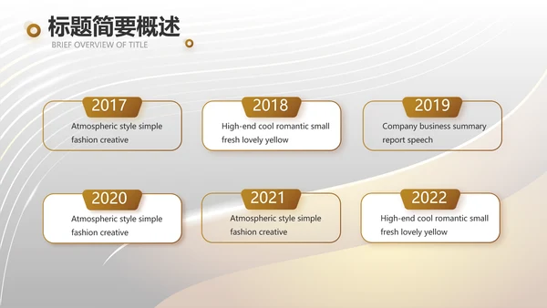 金色大气商业融资计划书PPT