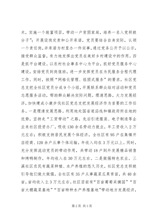 社区基层党组织先进典型材料.docx