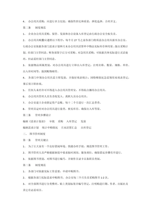 公司办公室管理核心制度范本大全.docx