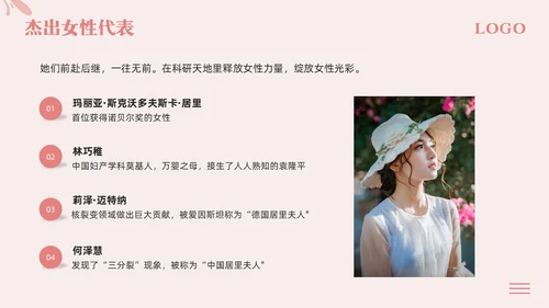 粉色简约尊重女性从心出发PPT模板宣传PPT动态PPT女性健康