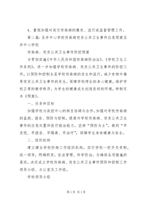 大井中心小学传染病突发公共卫生事件领导小组、组织机构.docx