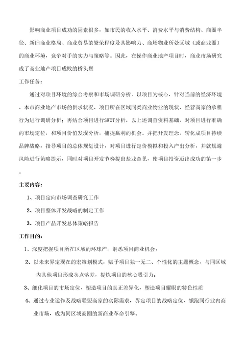 大型商业地产项目顶成功策划模式完整版