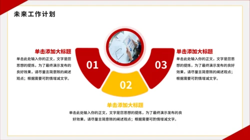 红黄色简约风大学班长竞选PPT模板
