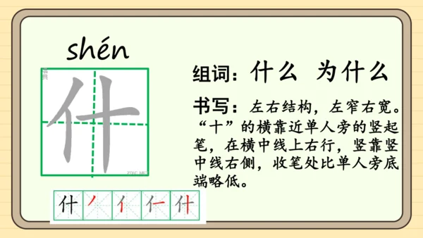 识字2 姓氏歌（课件）