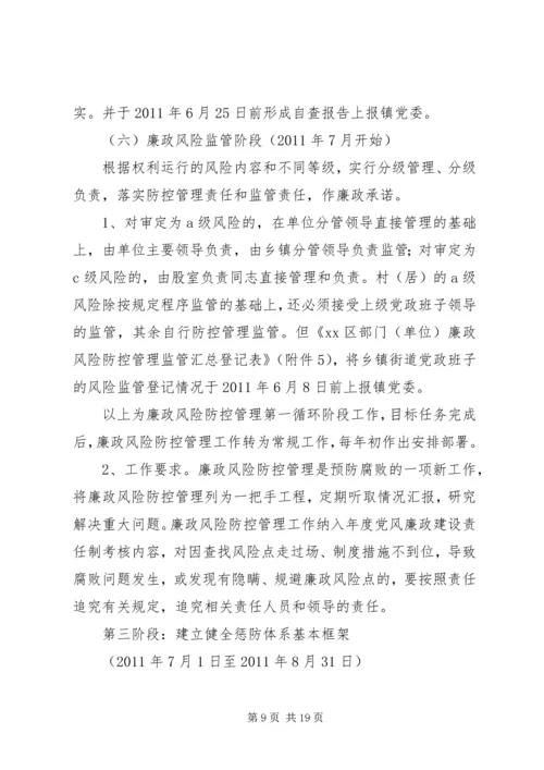 乡镇惩治和预防腐败体系实施方案.docx