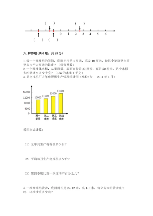 【小升初真题汇编卷】数学六年级小升初真题模拟检测卷附参考答案(培优B卷).docx