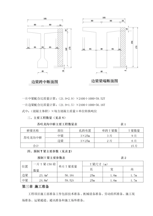 汽车吊装t梁施工方案(终).docx