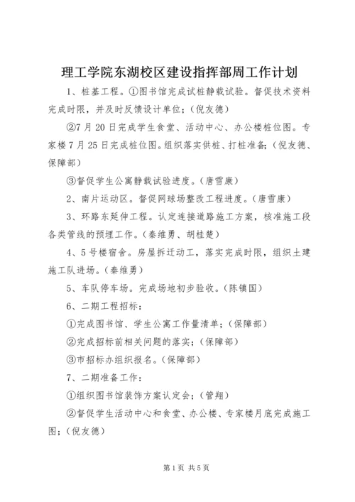 理工学院东湖校区建设指挥部周工作计划 (2).docx