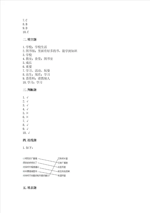 部编版三年级上册道德与法治期中测试卷附完整答案全国通用