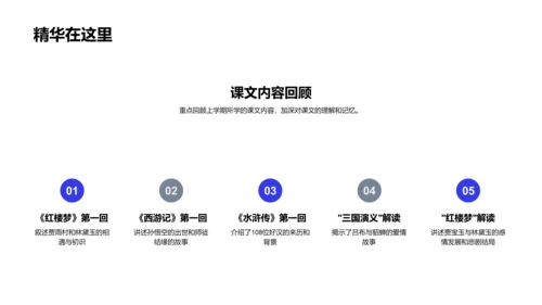 新学期语文教学PPT模板