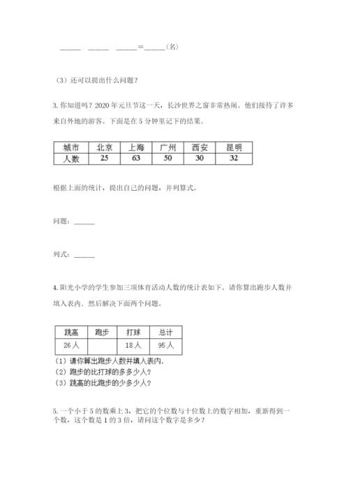 小学二年级数学应用题大全精品【各地真题】.docx