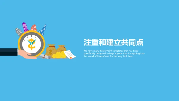 营销部销售和业务人员沟通技巧培训通用PPT模板