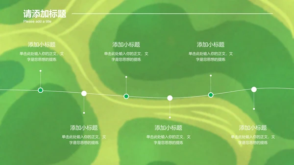 绿色简约环保主题策划方案PPT演示模板
