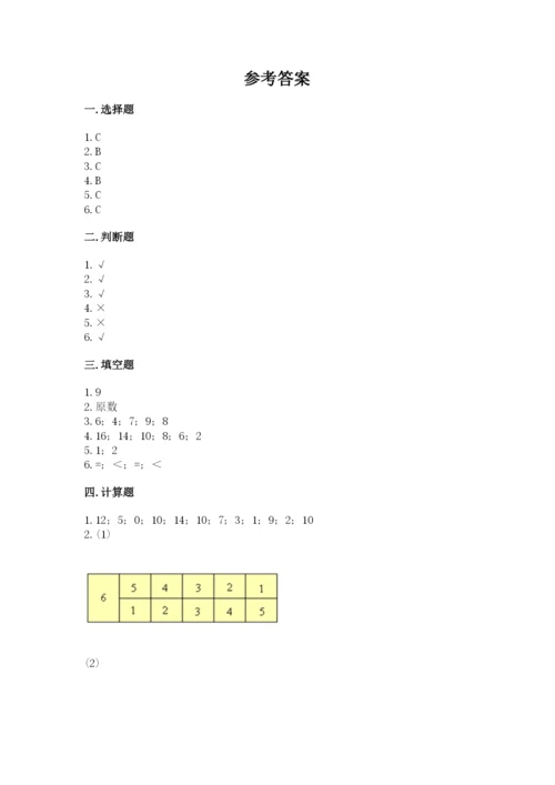 小学一年级上册数学期末测试卷附答案ab卷.docx