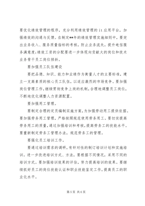 人力资源年终述职报告.docx