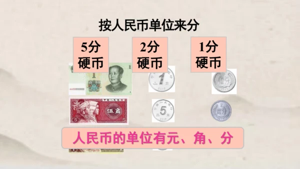 人教版一年级下册数学第五单元认识人民币1 同步课件