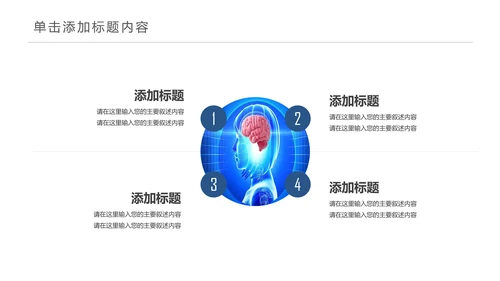 医学医疗大脑研究报告ppt动态模板