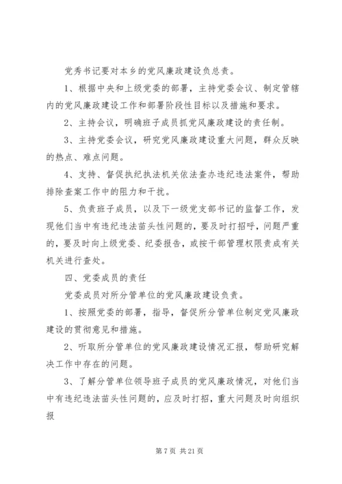 对实行党风廉政建设责任制的分析.docx