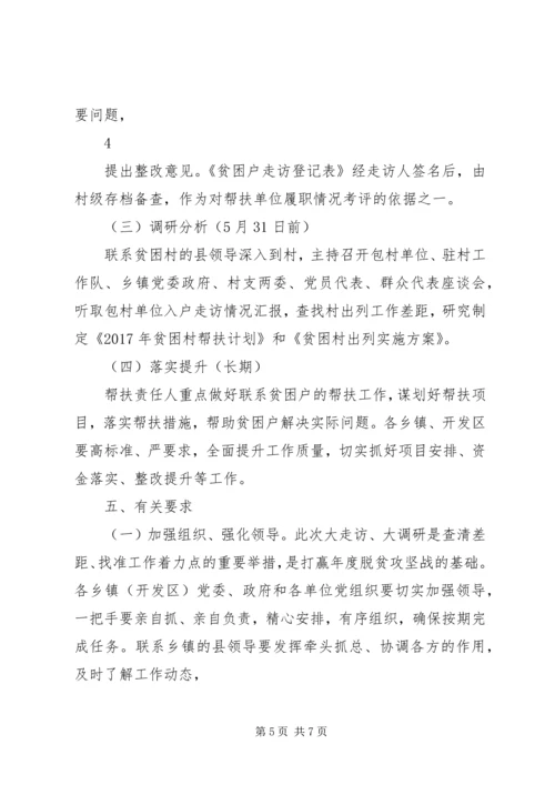 脱贫攻坚大走访大调研活动方案.docx