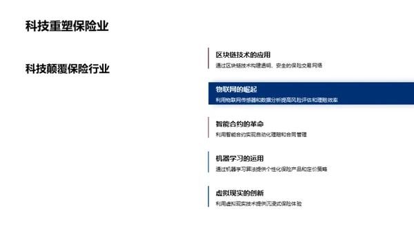 科技引领保险革新