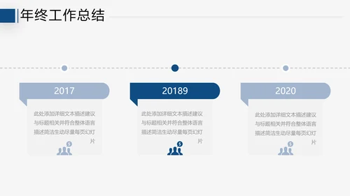 2021年终总结工作总结工作计划述职报告潘通蓝商务ppt模板