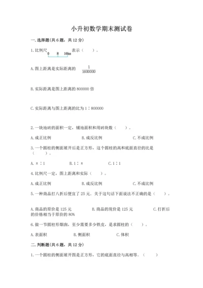小升初数学期末测试卷【最新】.docx