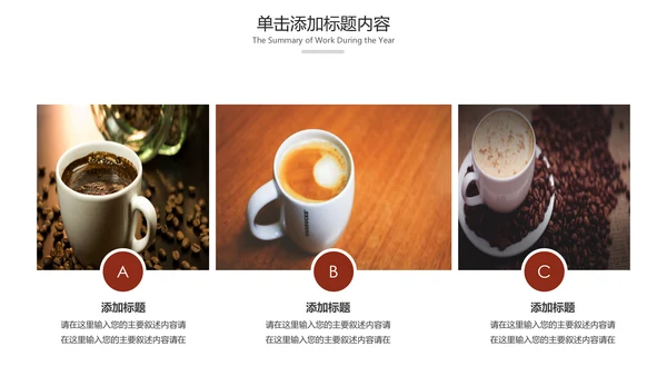 下午茶西餐厅休闲咖啡厅介绍咖啡介绍PPT模板