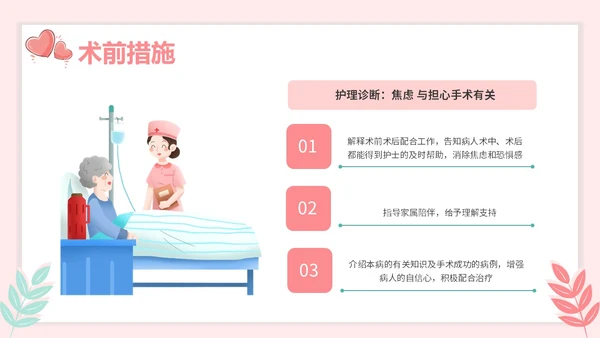 红色插画风简约风子宫肌瘤护理查房疾病护理培训PPT妇科
