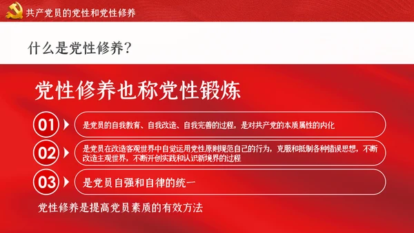 不忘初心牢记使命新时代党性修养教育党课PPT
